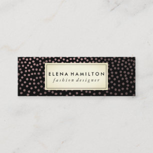 Luxe Speckled Pattern Mini Business Card