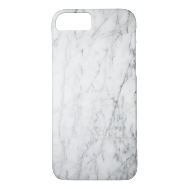Luxe White Marble iPhone Case (Back)