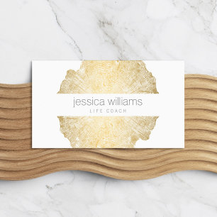 Luxe Wood Effect Art Business Card