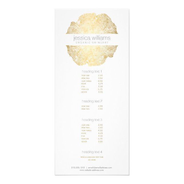 Luxe Wood Effect Art Rack Card (Front)