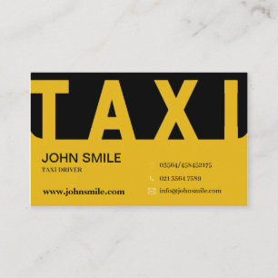 LuxeCab Business Card