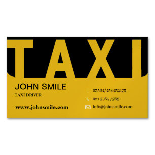 LuxeCab  Magnetic Business Card