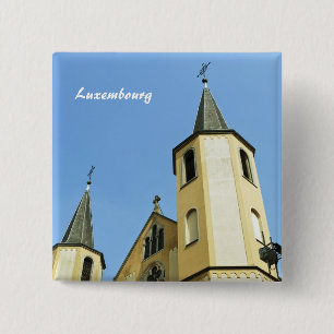 Luxembourg 15 Cm Square Badge