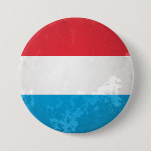 Luxembourg 7.5 Cm Round Badge