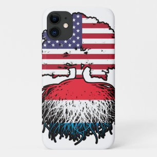 Luxembourg American USA United States Flag Roots Case-Mate iPhone Case