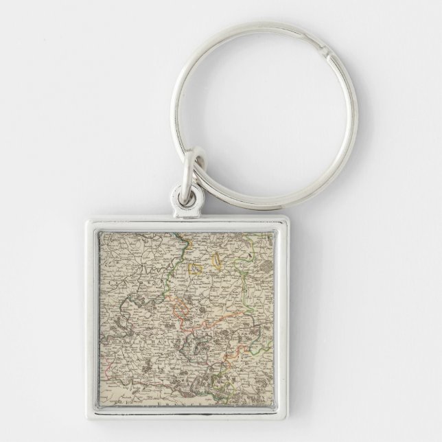 Luxembourg, Belgium Key Ring (Front)