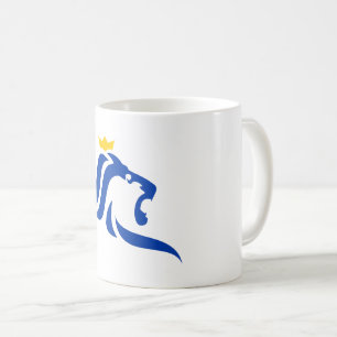 Luxembourg city flag symbol lion coffee mug