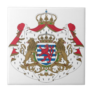 Luxembourg Coat Of Arms Tile