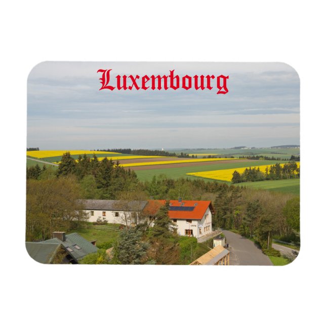 Luxembourg countryside magnet (Horizontal)