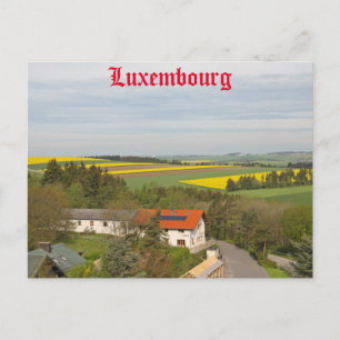 Luxembourg countryside postcard