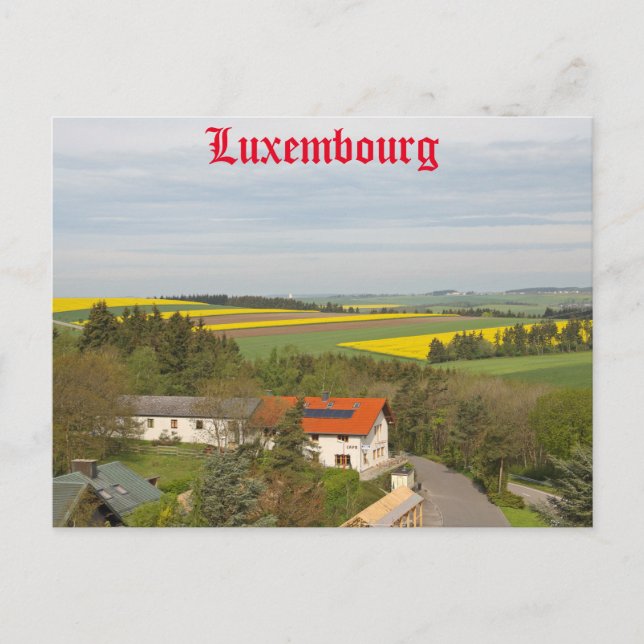Luxembourg countryside postcard (Front)