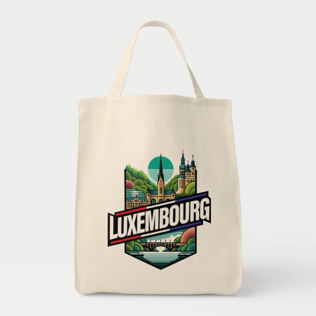 Luxembourg Europe Tote Bag (Front)