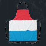 Luxembourg Flag Apron<br><div class="desc">Patriotic flag of Luxembourg.</div>
