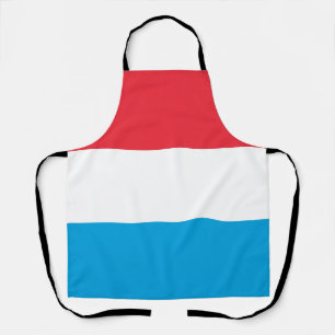 Luxembourg flag apron