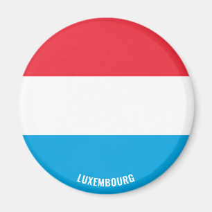 Luxembourg Flag Charming Patriotic Magnet