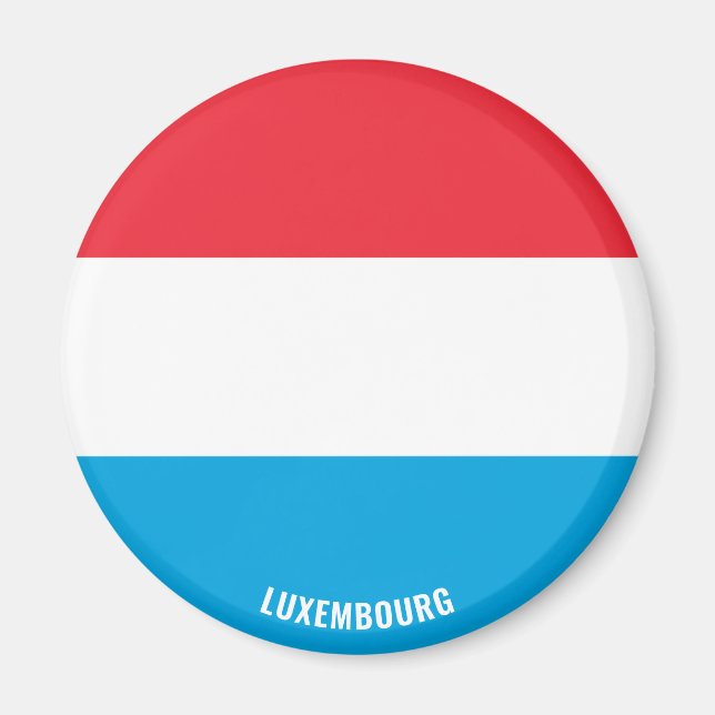 Luxembourg Flag Charming Patriotic Magnet (Front)