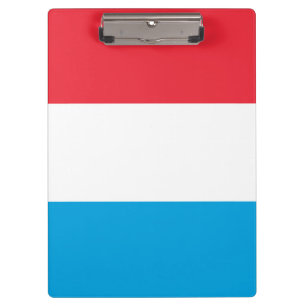 Luxembourg flag clipboard
