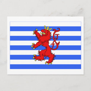 Luxembourg Flag (de facto) Postcard