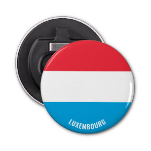 Luxembourg Flag Delightful Patriotic Bottle Opener