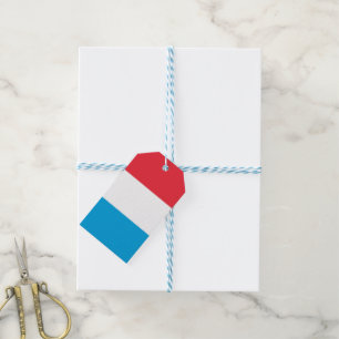 Luxembourg flag gift tags