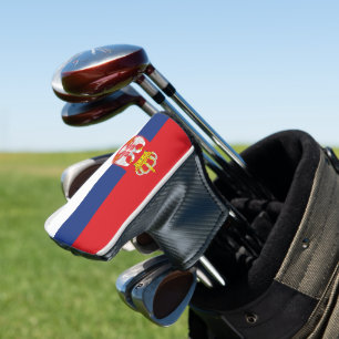 Luxembourg flag golf head cover