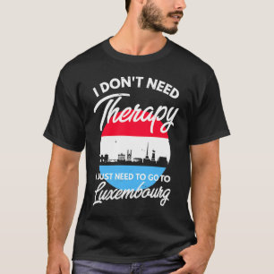 Luxembourg Flag I Vacation I Luxembourg T-Shirt