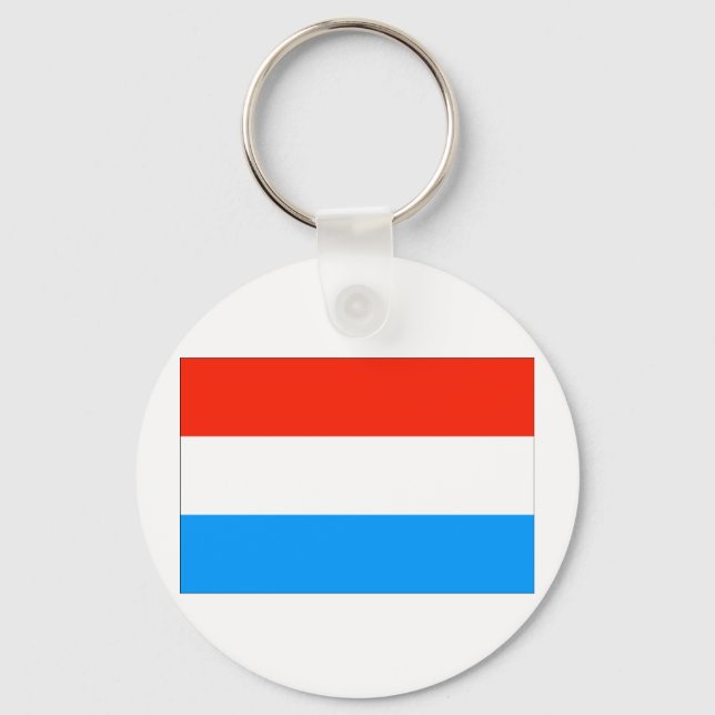 Luxembourg Flag Key Ring (Front)