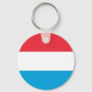 Luxembourg Flag Key Ring
