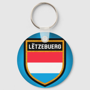 Luxembourg Flag Key Ring