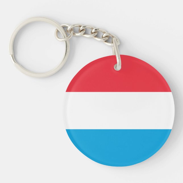 Luxembourg Flag Key Ring (Front)