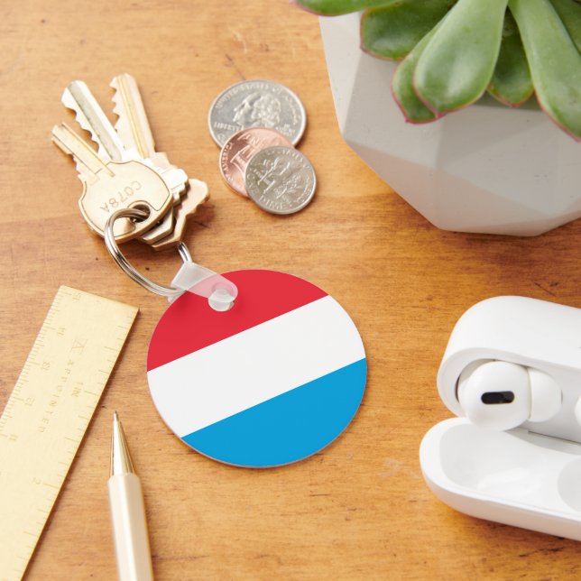 Luxembourg flag key ring (Desk)