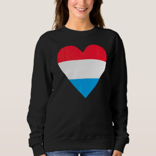 Luxembourg Flag Luxembourg Travel Luxembourger Lux Sweatshirt