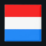 Luxembourg flag  magnet<br><div class="desc">Flag of Luxembourg</div>