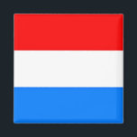 Luxembourg flag  magnet<br><div class="desc">Flag of Luxembourg</div>