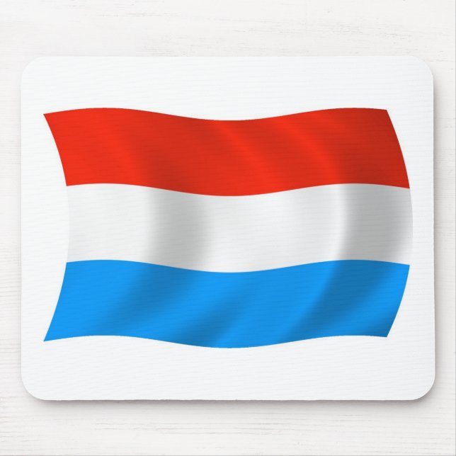 Luxembourg Flag Mousepad (Front)