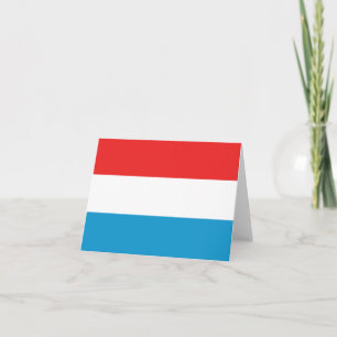 Luxembourg Flag Notecard