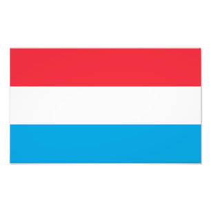 Luxembourg Flag Photo Print