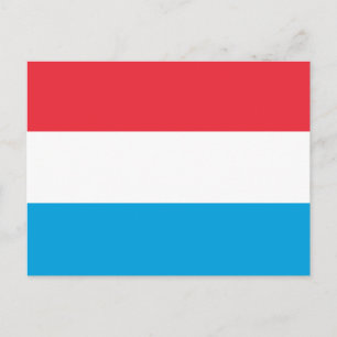 Luxembourg Flag Postcard
