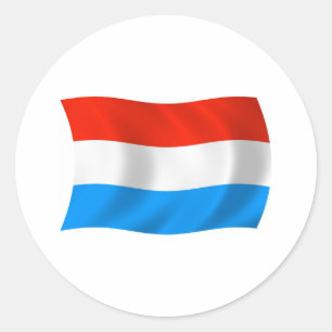 Luxembourg Flag Sticker