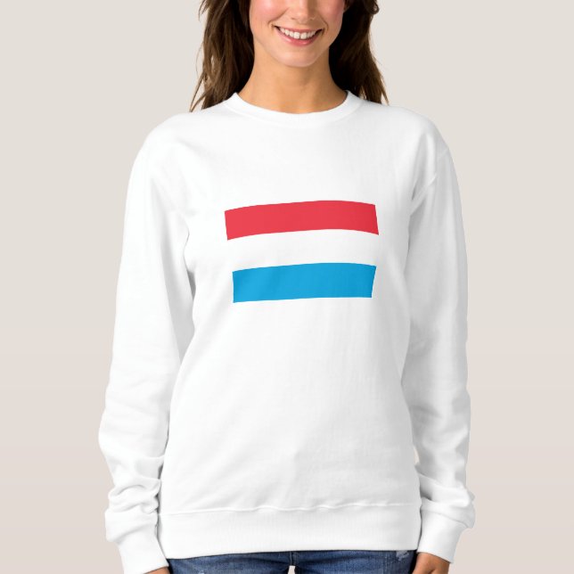 Luxembourg Flag Sweatshirt (Front)