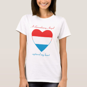 Luxembourg Flag Sweetheart T-Shirt