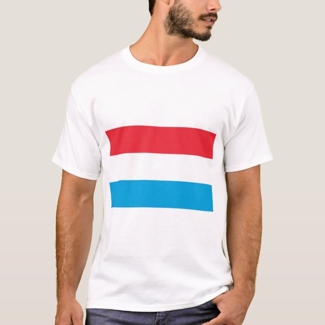 Luxembourg Flag T-Shirt (Front)