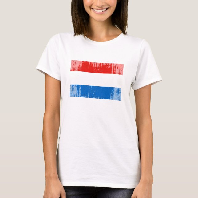 Luxembourg Flag T-Shirt (Front)