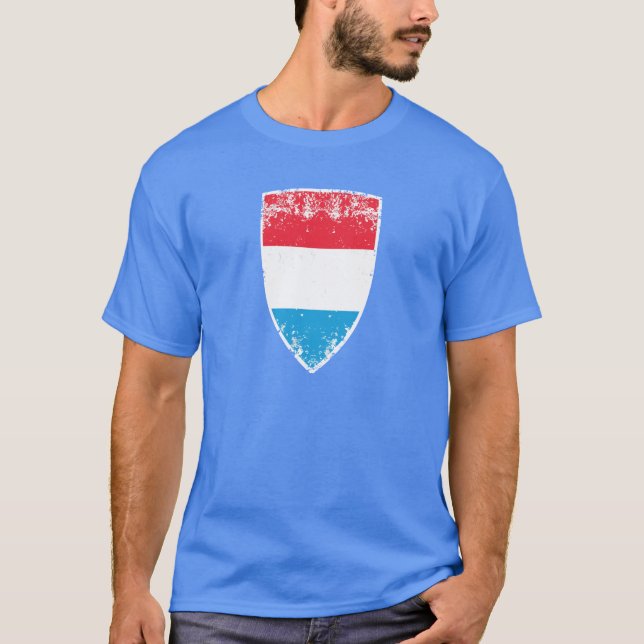 Luxembourg Flag T-Shirt (Front)