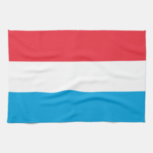 Luxembourg flag tea towel