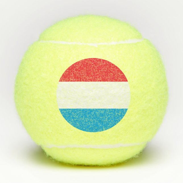 Luxembourg flag tennis balls (Front)