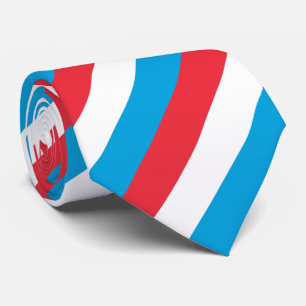 Luxembourg Flag Tie