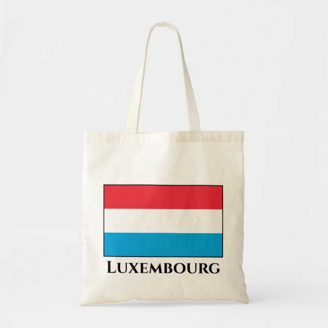 Luxembourg Flag Tote Bag (Front)