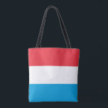 Luxembourg Flag Tote Bag<br><div class="desc">Patriotic flag of Luxembourg.</div>