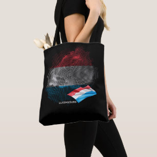 Luxembourg flag tote bag